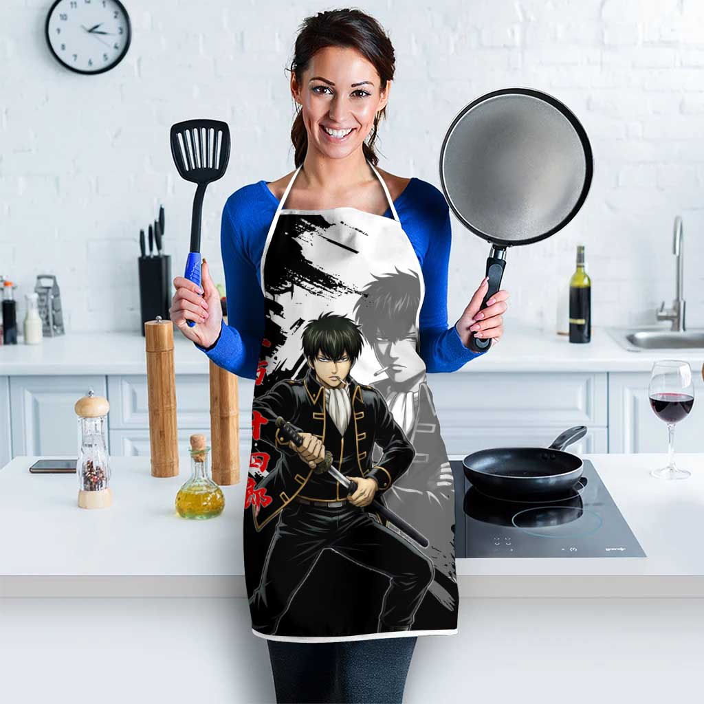 Toshiro Hijikata Apron Dark Shinsengumi Ink Style