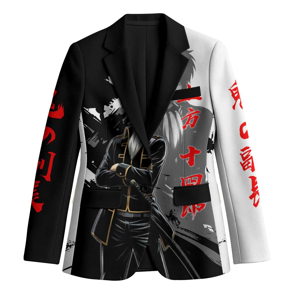 Toshiro Hijikata Blazer Dark Shinsengumi Ink Style