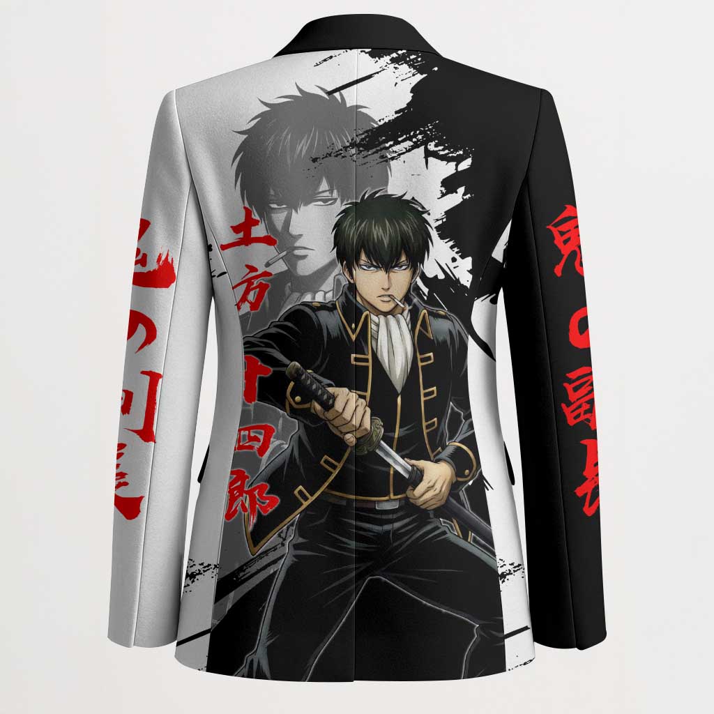 Toshiro Hijikata Blazer Dark Shinsengumi Ink Style