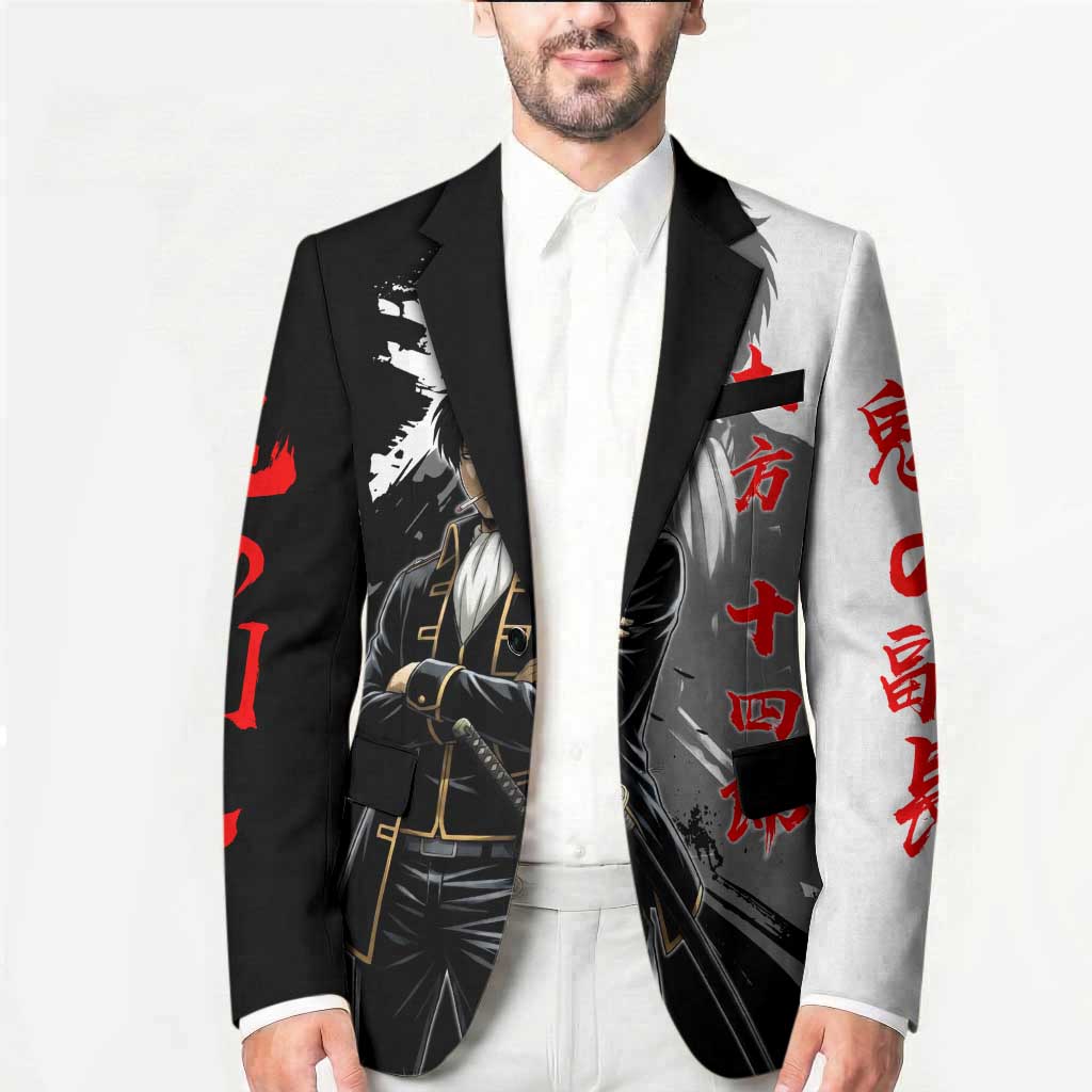 Toshiro Hijikata Blazer Dark Shinsengumi Ink Style
