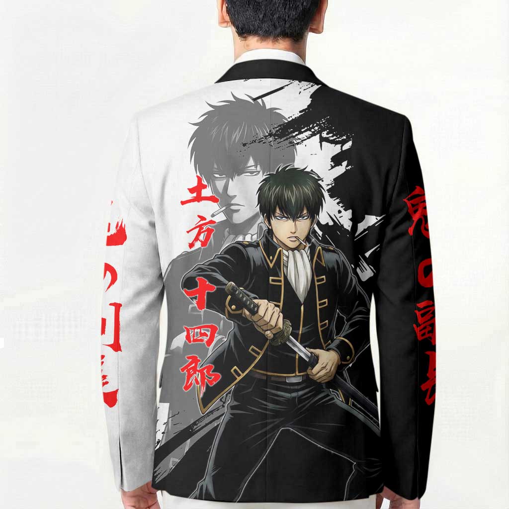 Toshiro Hijikata Blazer Dark Shinsengumi Ink Style