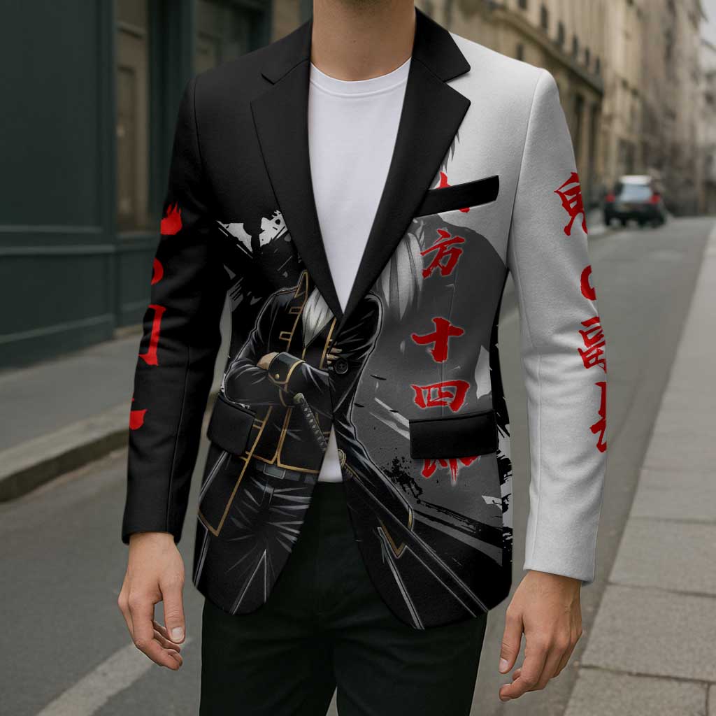 Toshiro Hijikata Blazer Dark Shinsengumi Ink Style