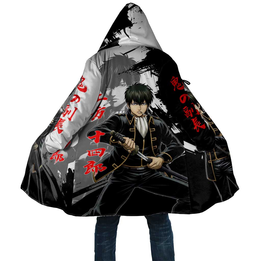 Toshiro Hijikata Cloak Dark Shinsengumi Ink Style