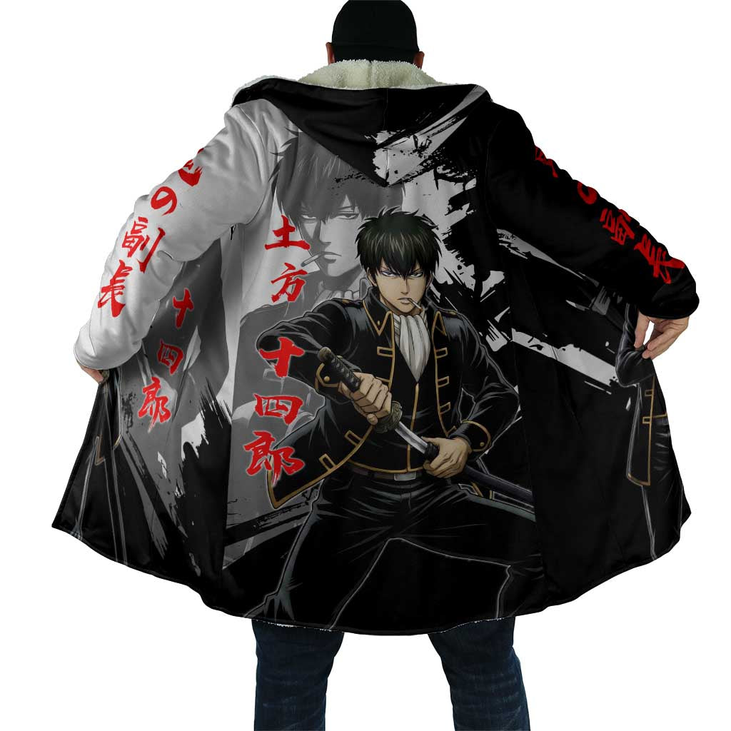 Toshiro Hijikata Cloak Dark Shinsengumi Ink Style