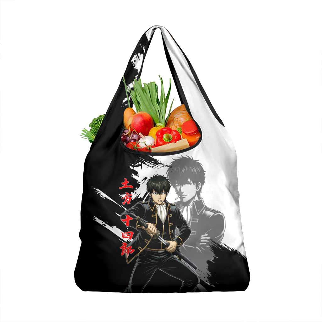 Toshiro Hijikata Grocery Bag Dark Shinsengumi Ink Style