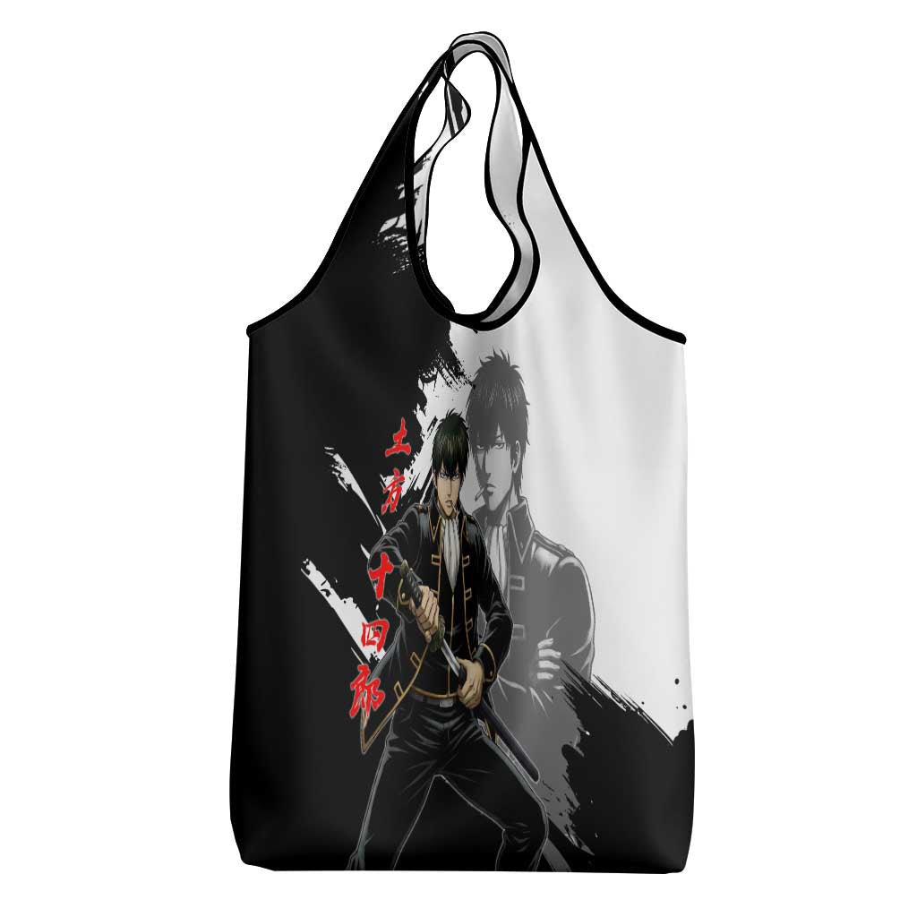 Toshiro Hijikata Grocery Bag Dark Shinsengumi Ink Style