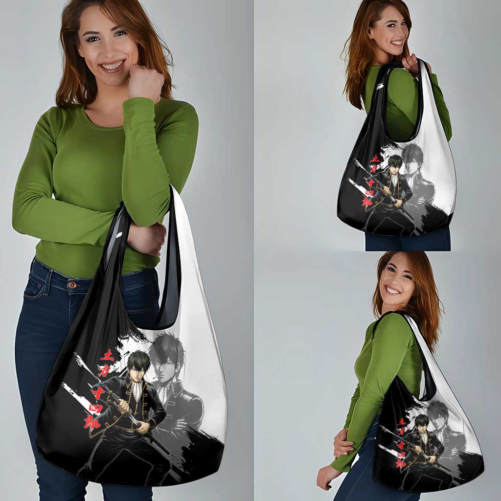 Toshiro Hijikata Grocery Bag Dark Shinsengumi Ink Style