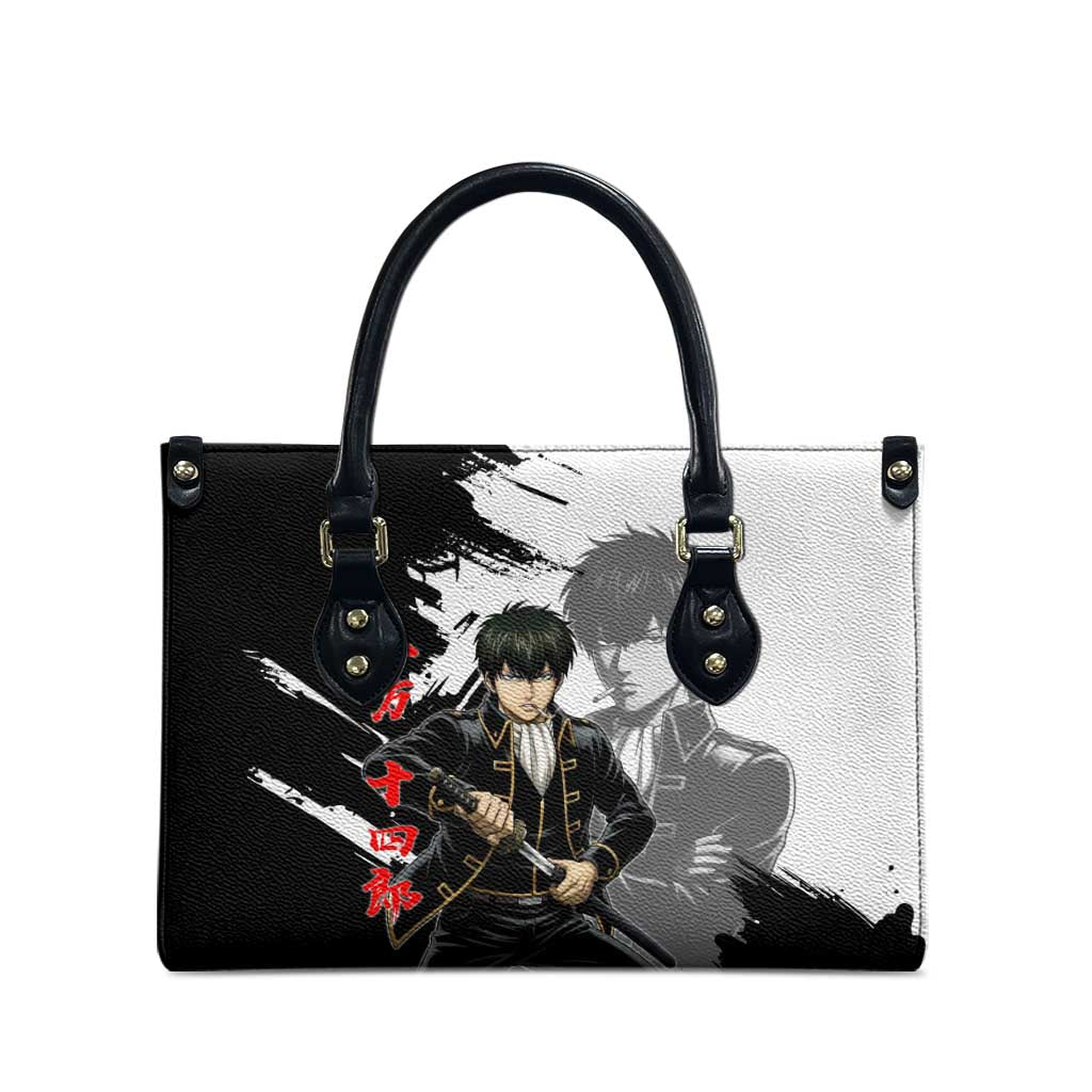 Toshiro Hijikata Leather Bag Dark Shinsengumi Ink Style