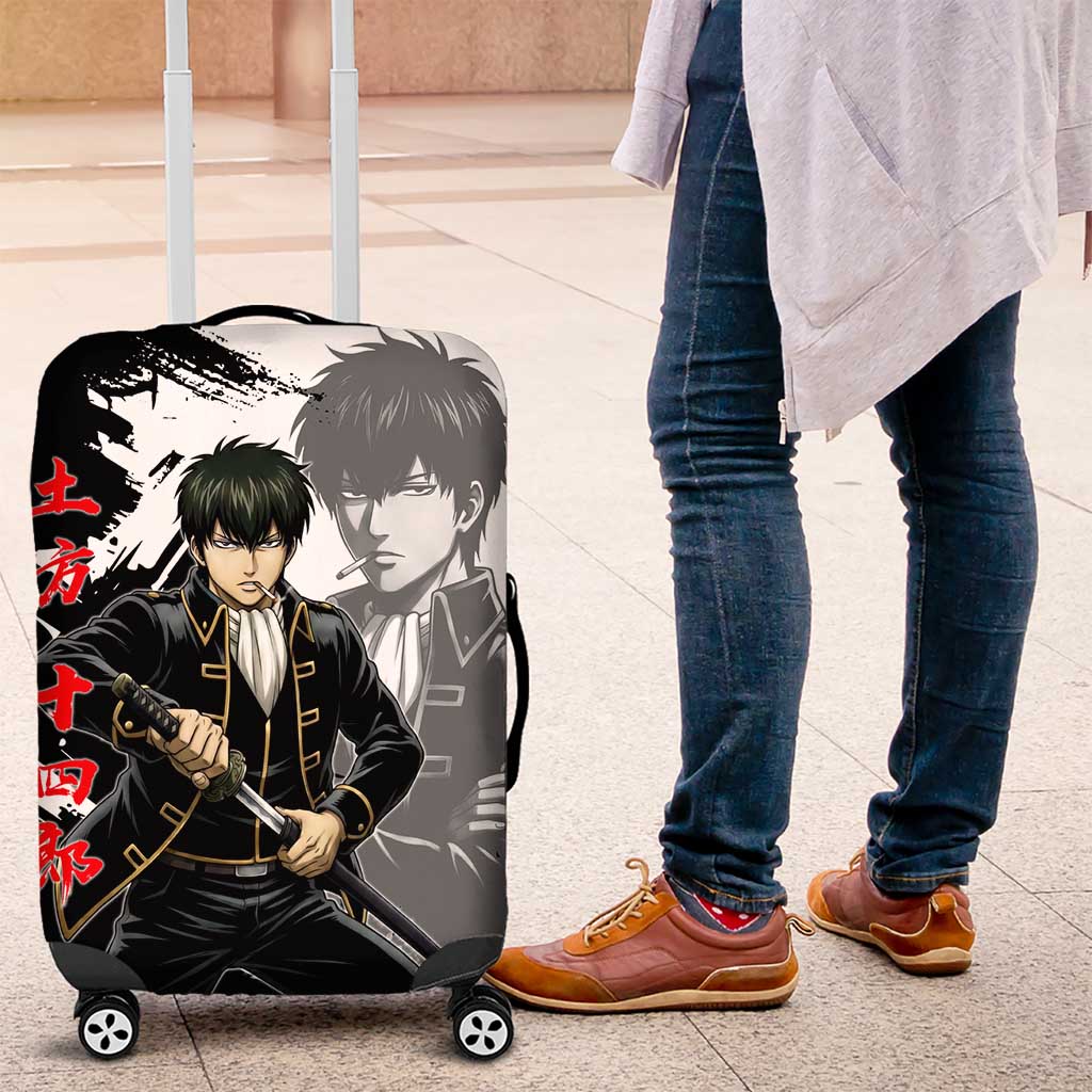 Toshiro Hijikata Luggage Cover Dark Shinsengumi Ink Style