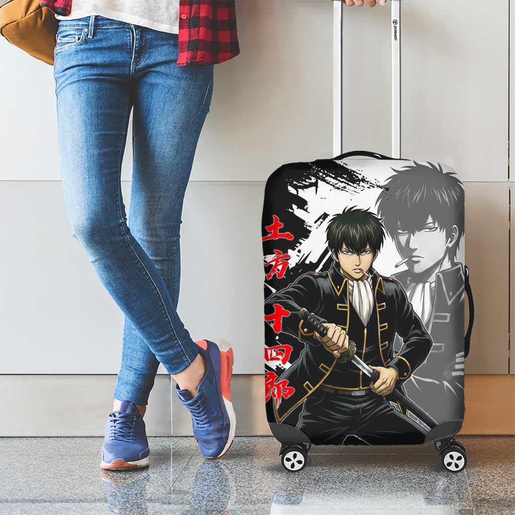 Toshiro Hijikata Luggage Cover Dark Shinsengumi Ink Style