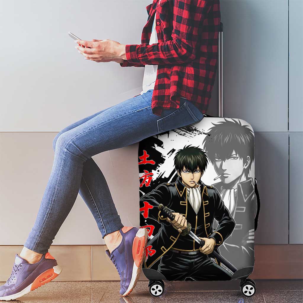 Toshiro Hijikata Luggage Cover Dark Shinsengumi Ink Style