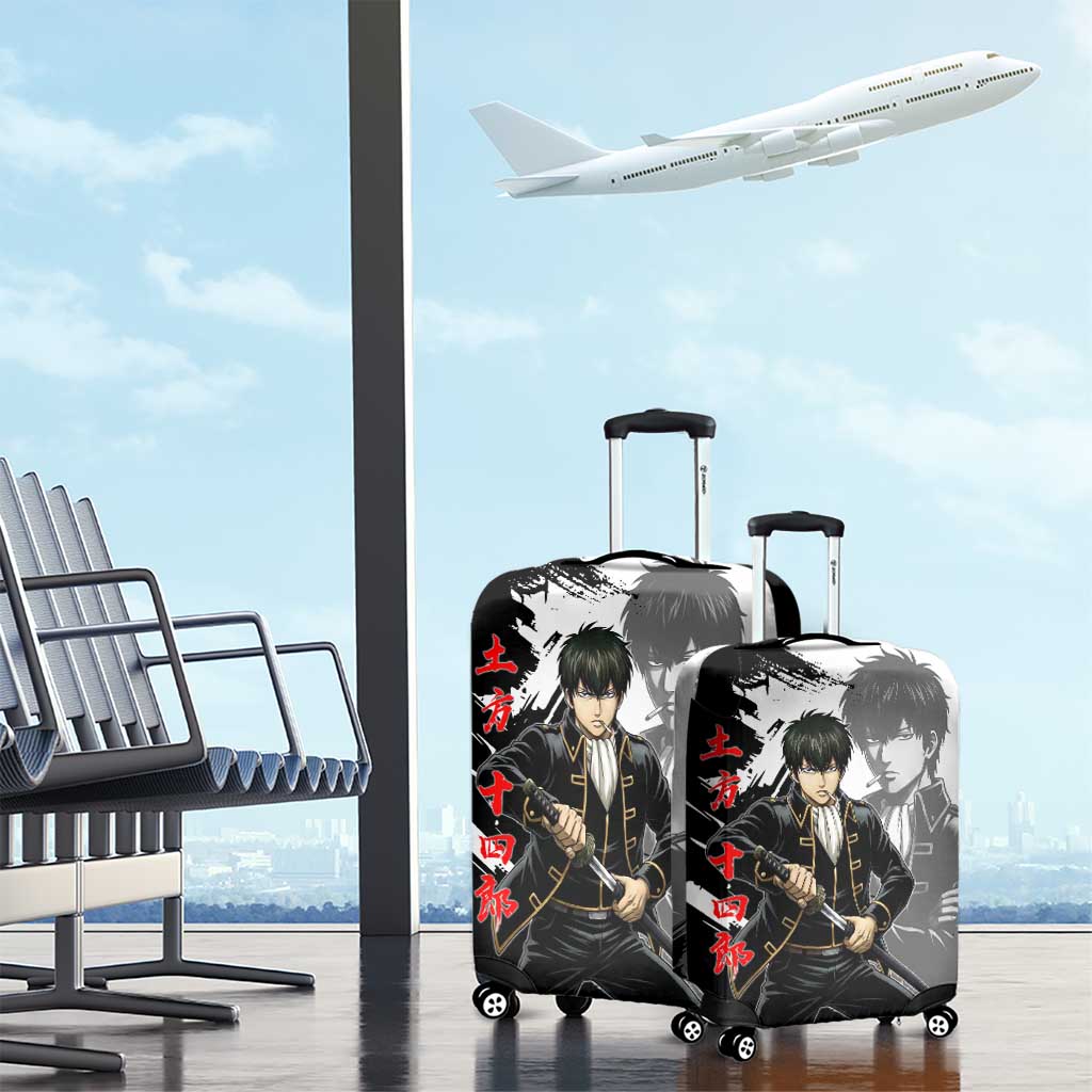 Toshiro Hijikata Luggage Cover Dark Shinsengumi Ink Style