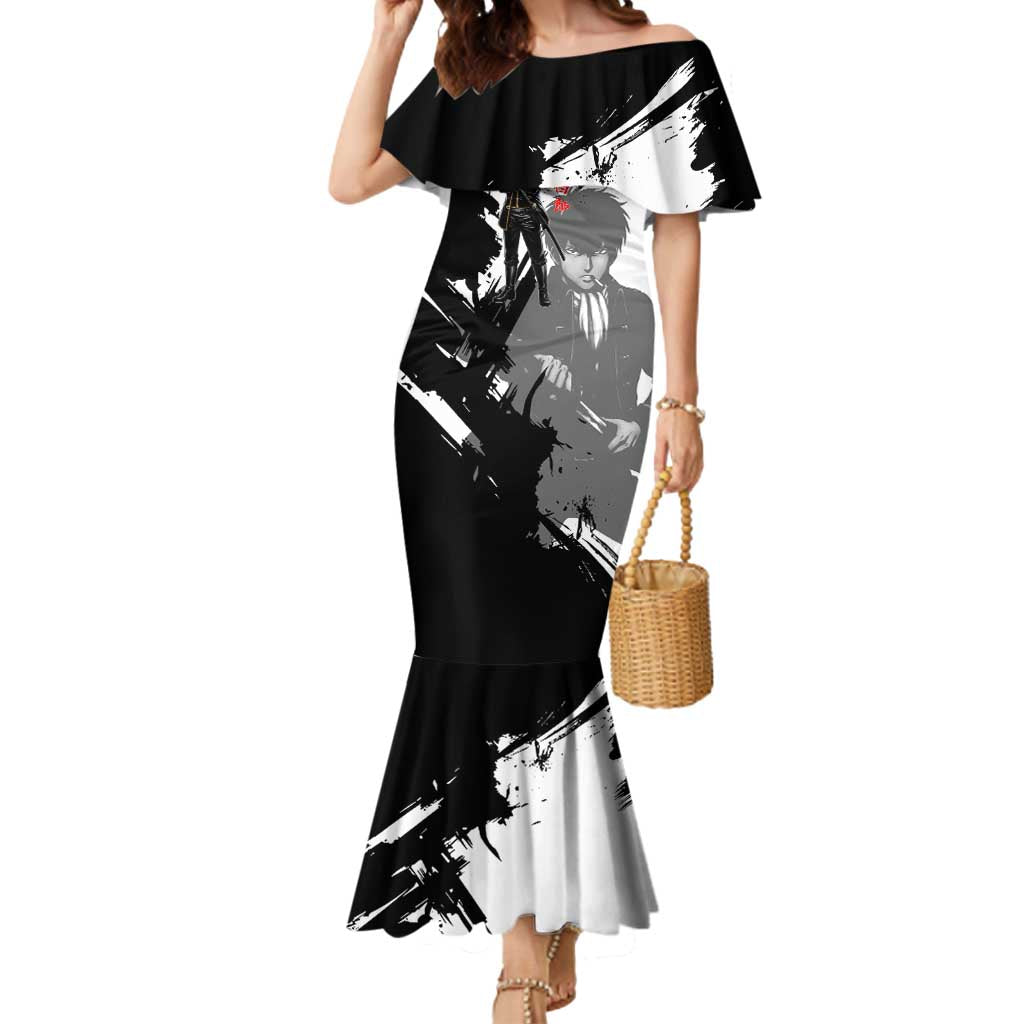 Toshiro Hijikata Mermaid Dress Dark Shinsengumi Ink Style