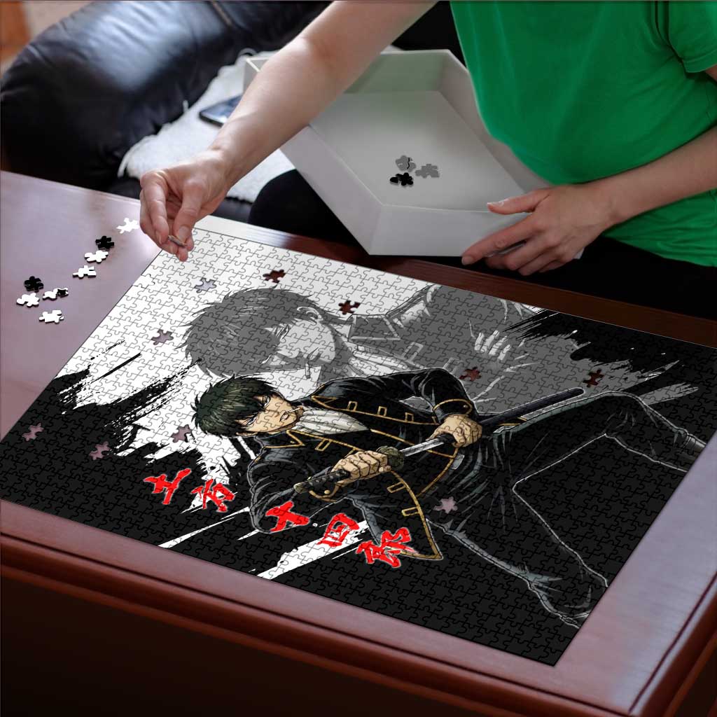 Toshiro Hijikata Puzzle Dark Shinsengumi Ink Style