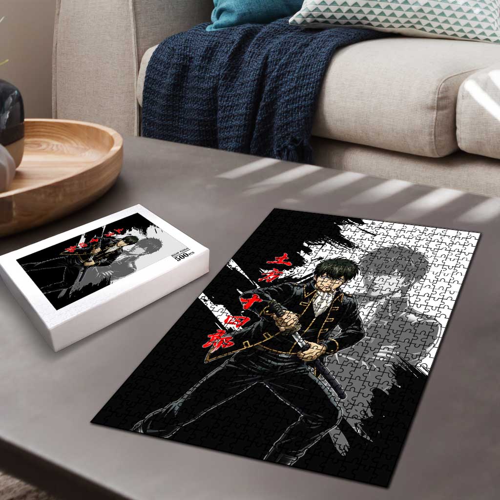 Toshiro Hijikata Puzzle Dark Shinsengumi Ink Style