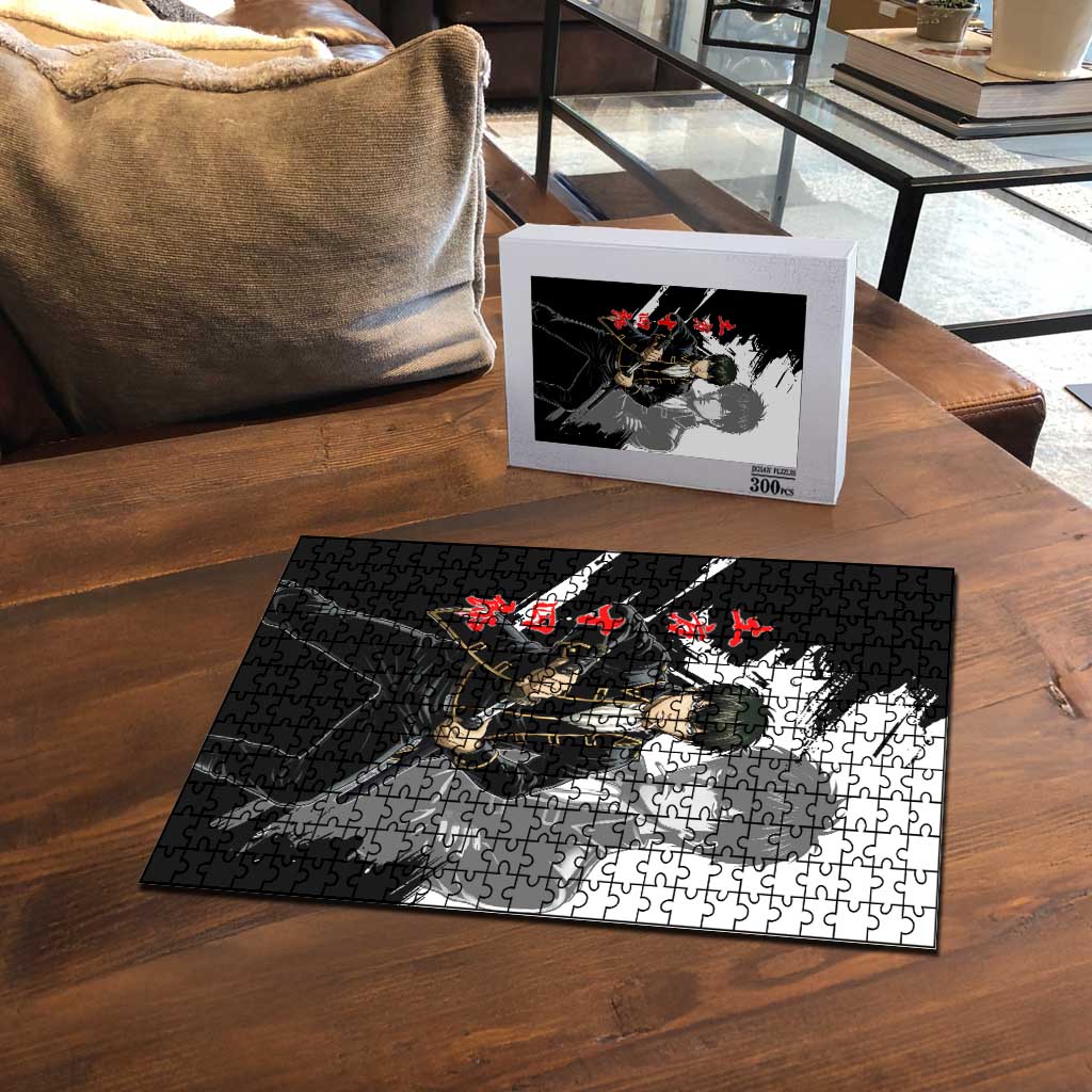Toshiro Hijikata Puzzle Dark Shinsengumi Ink Style