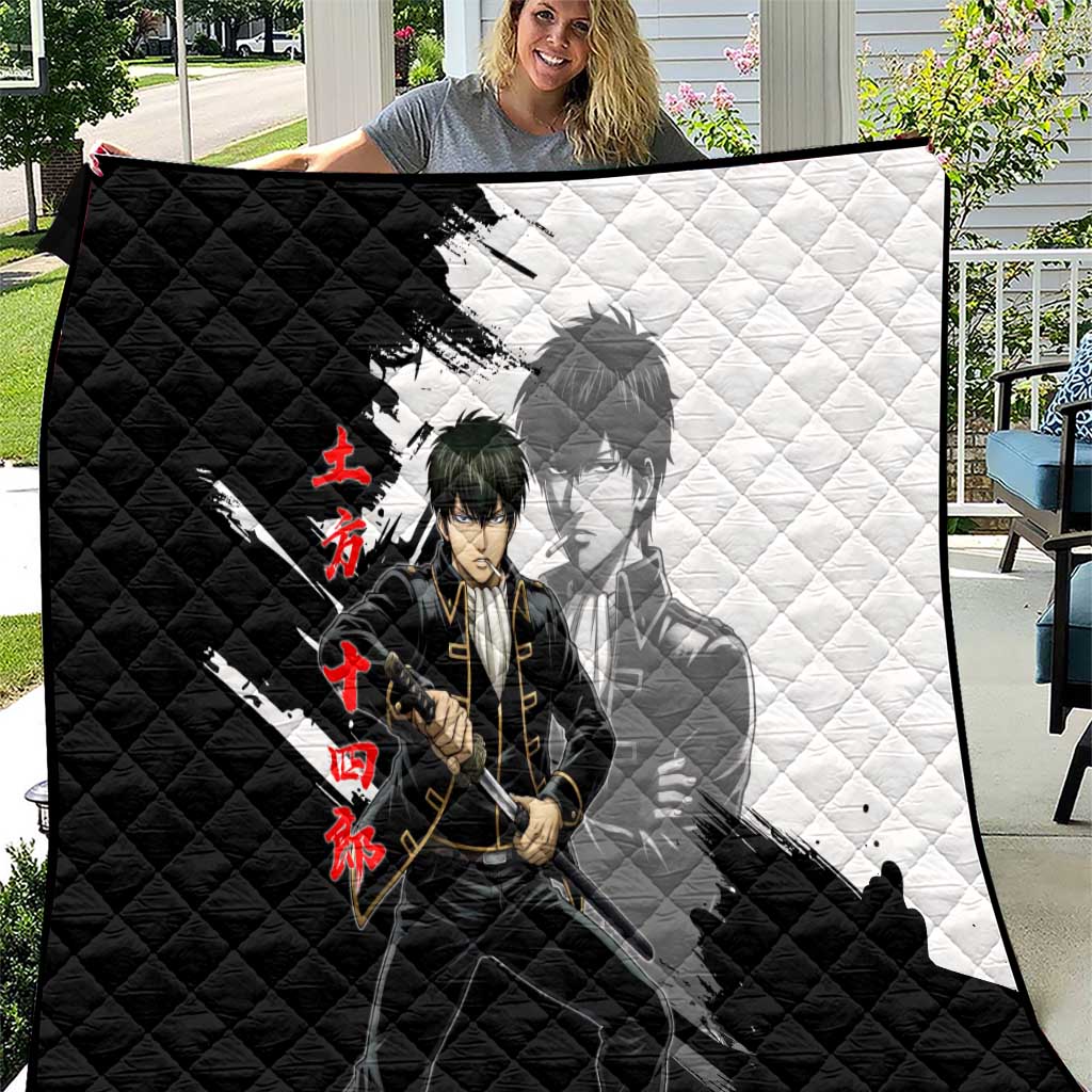 Toshiro Hijikata Quilt Dark Shinsengumi Ink Style