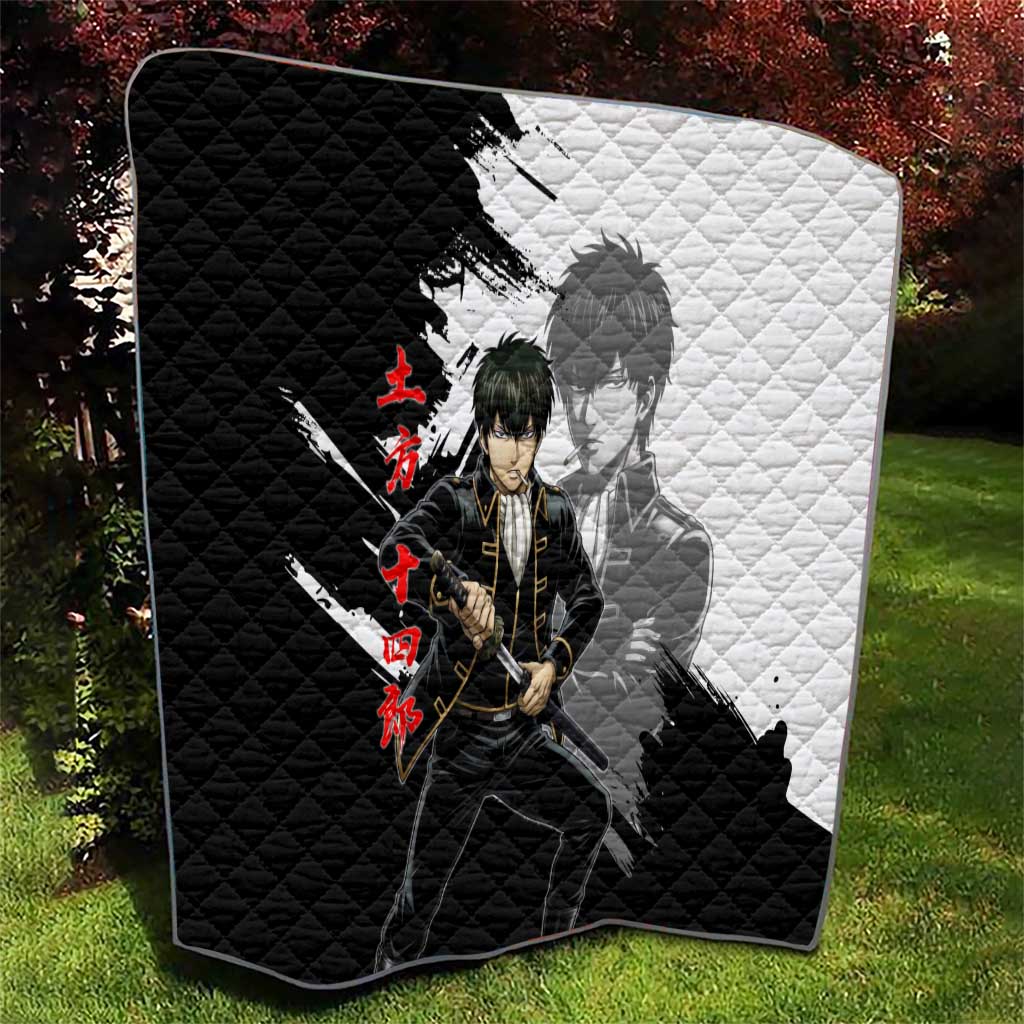 Toshiro Hijikata Quilt Dark Shinsengumi Ink Style