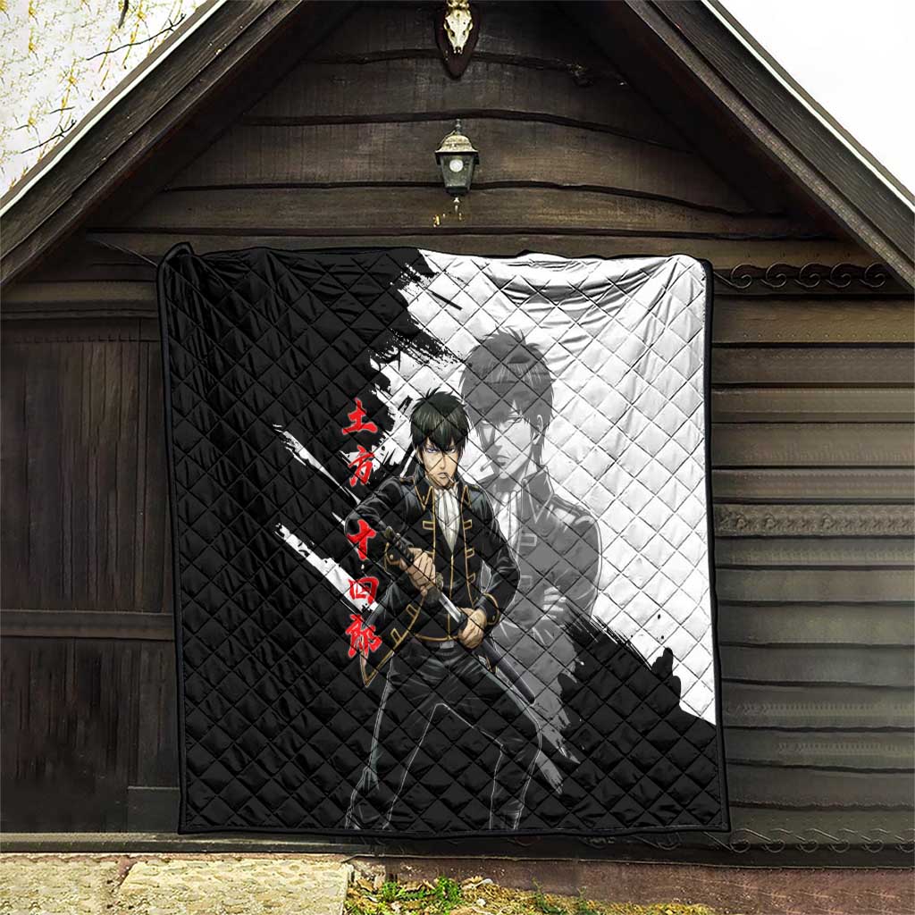 Toshiro Hijikata Quilt Dark Shinsengumi Ink Style