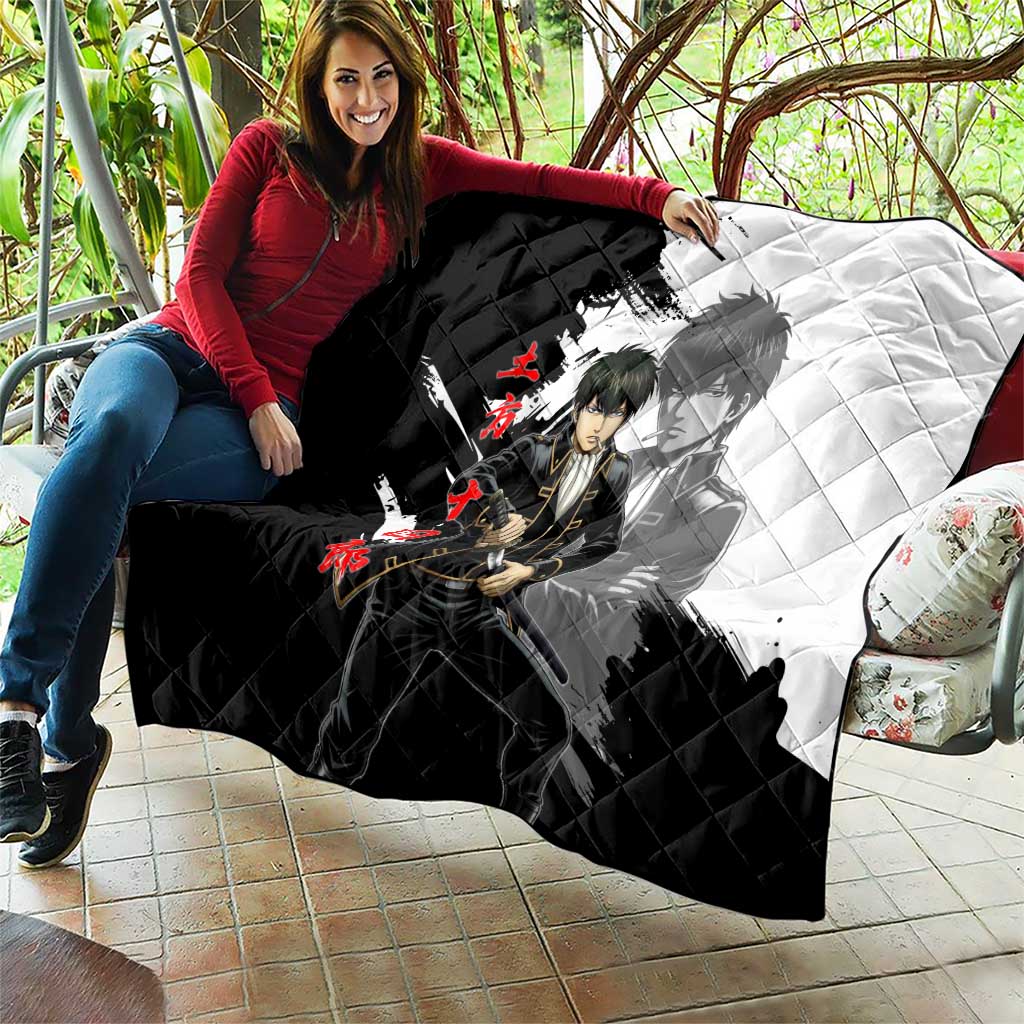 Toshiro Hijikata Quilt Dark Shinsengumi Ink Style