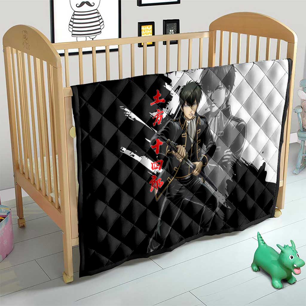 Toshiro Hijikata Quilt Dark Shinsengumi Ink Style