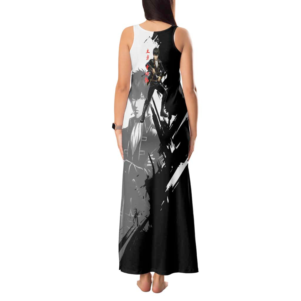 Toshiro Hijikata Tank Maxi Dress Dark Shinsengumi Ink Style