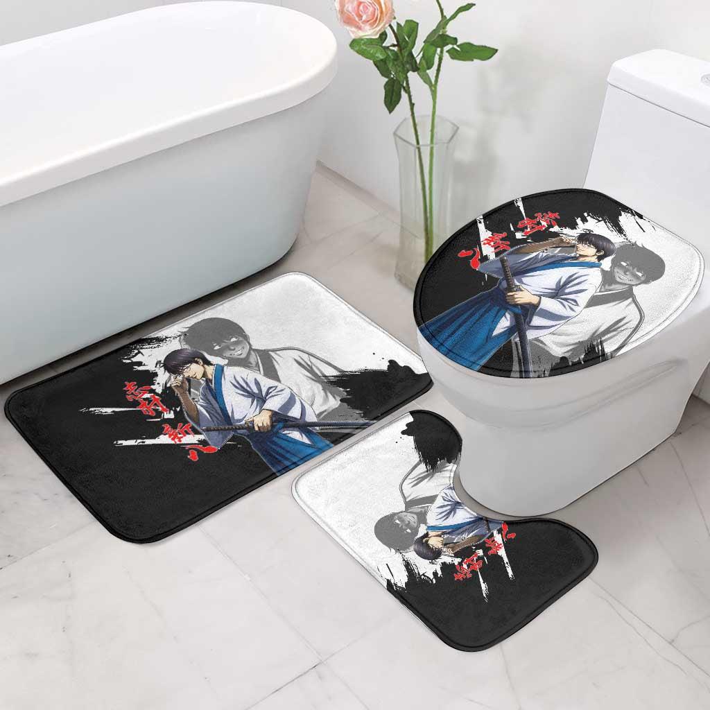 Shinpachi Shimura Bathroom Set Classic Comedy Samurai Ink Style