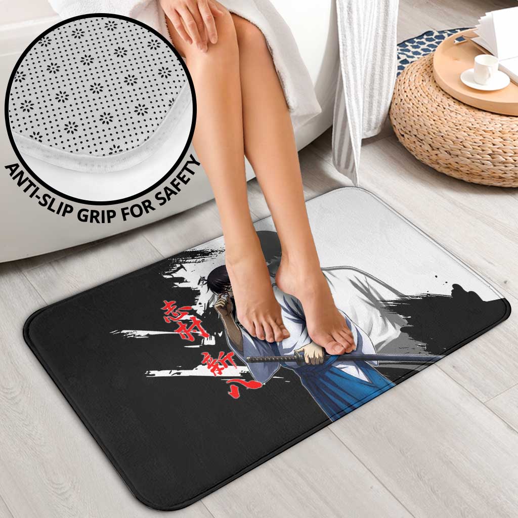 Shinpachi Shimura Bathroom Set Classic Comedy Samurai Ink Style