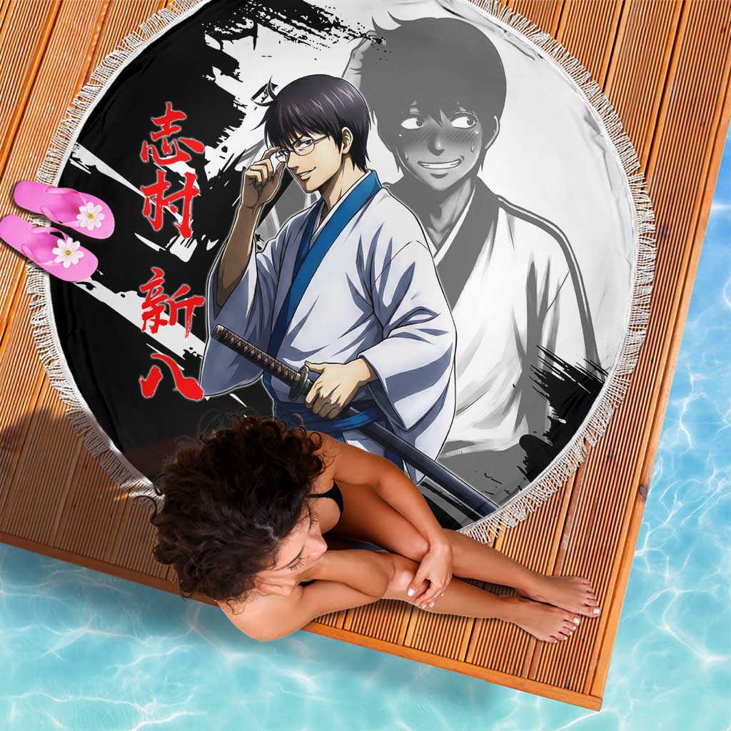 Shinpachi Shimura Beach Blanket Classic Comedy Samurai Ink Style