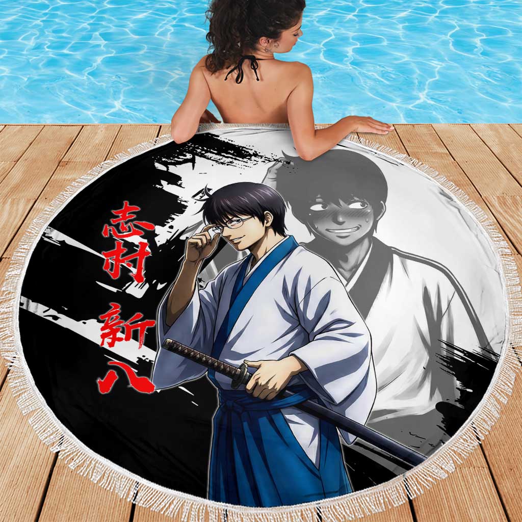 Shinpachi Shimura Beach Blanket Classic Comedy Samurai Ink Style