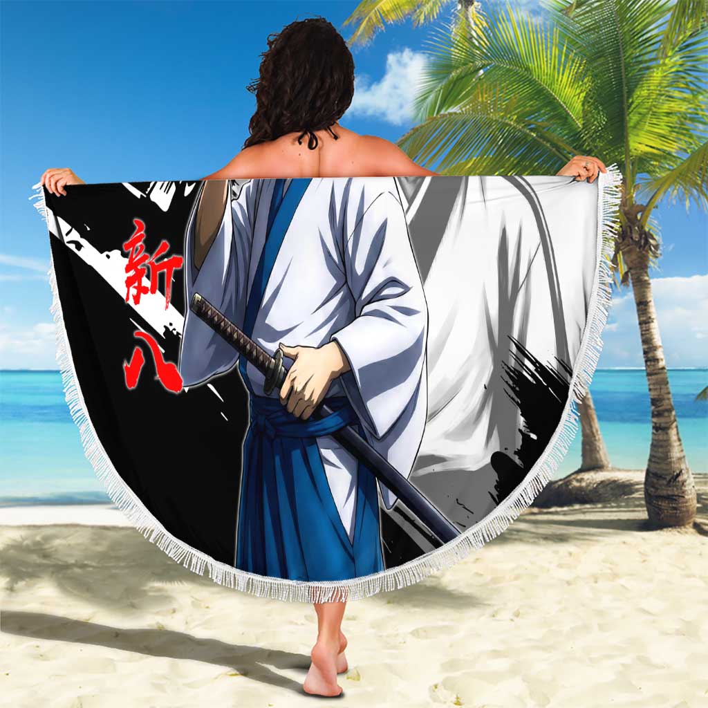 Shinpachi Shimura Beach Blanket Classic Comedy Samurai Ink Style