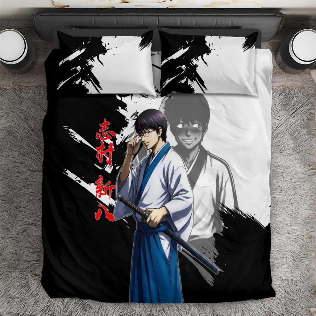 Shinpachi Shimura Bedding Set Classic Comedy Samurai Ink Style