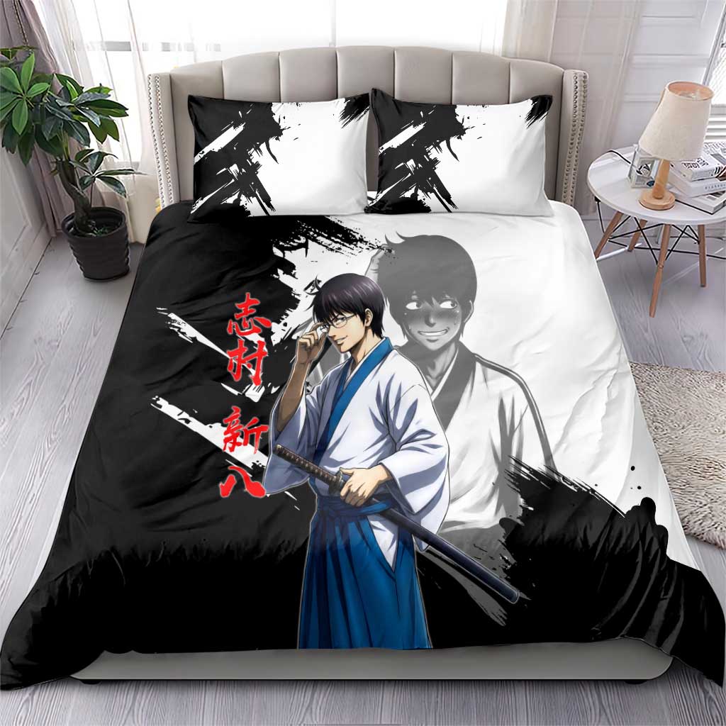 Shinpachi Shimura Bedding Set Classic Comedy Samurai Ink Style