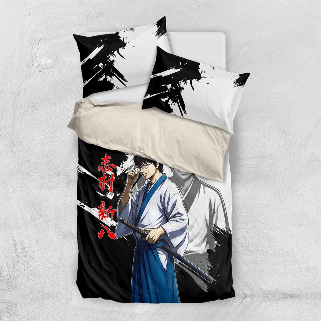 Shinpachi Shimura Bedding Set Classic Comedy Samurai Ink Style