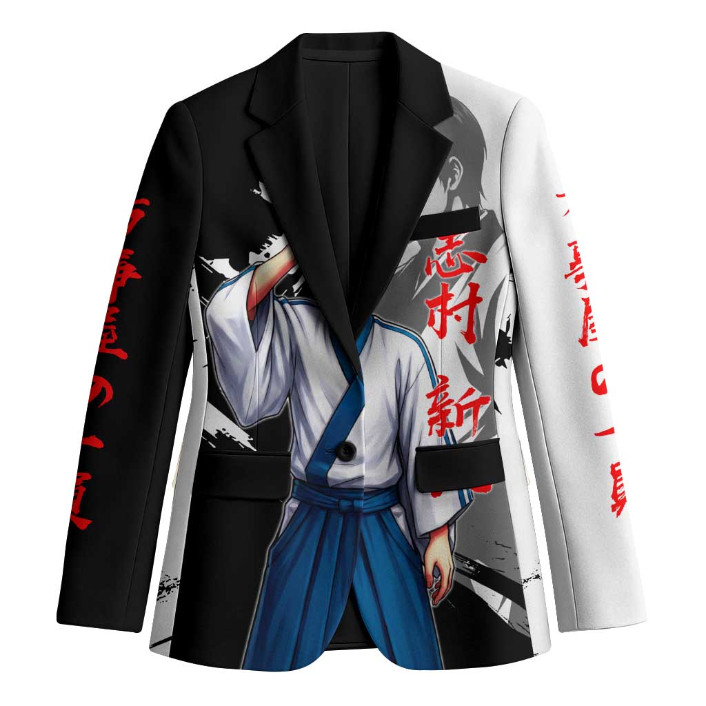 Shinpachi Shimura Blazer Classic Comedy Samurai Ink Style