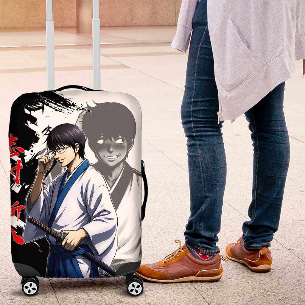 Shinpachi Shimura Luggage Cover Classic Comedy Samurai Ink Style