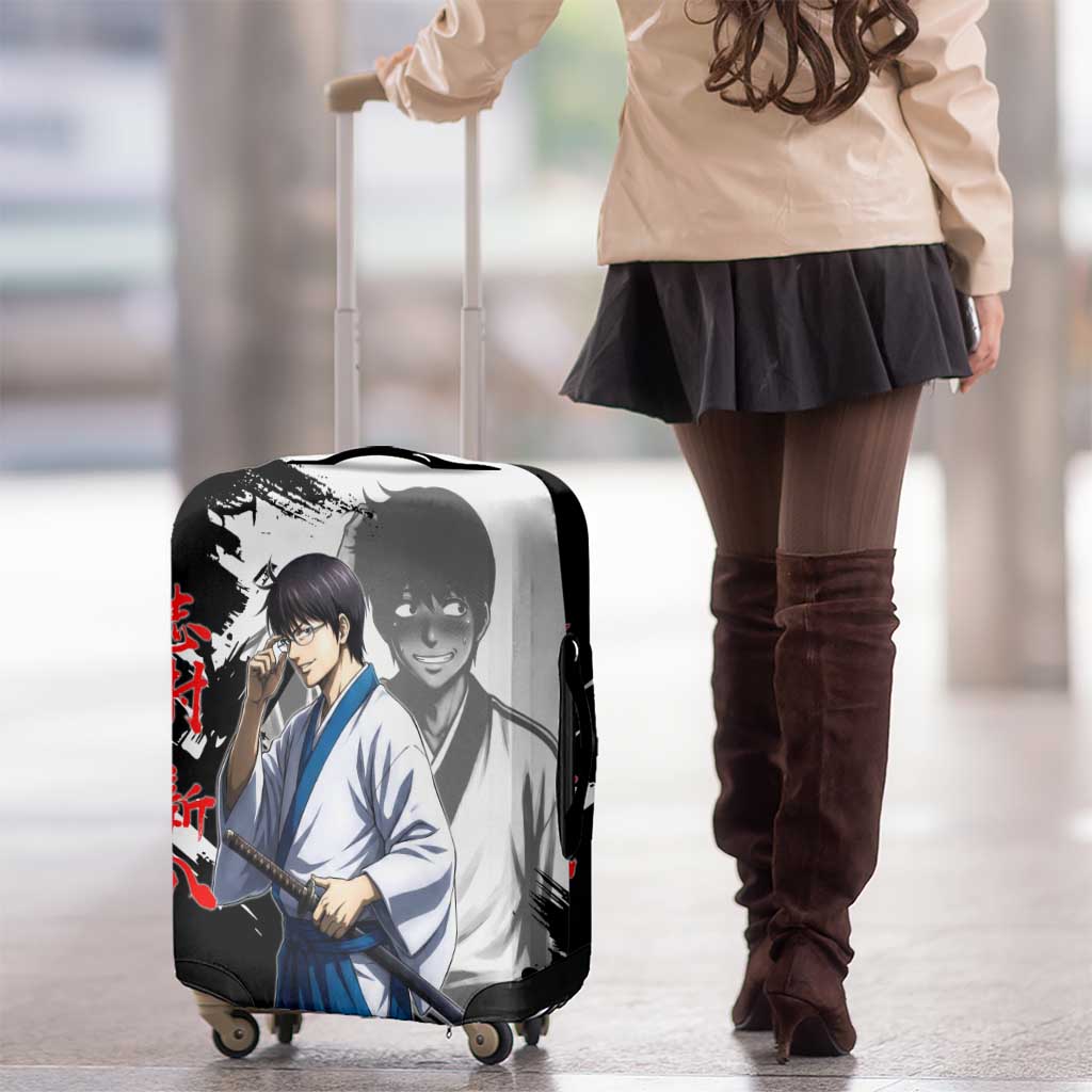 Shinpachi Shimura Luggage Cover Classic Comedy Samurai Ink Style