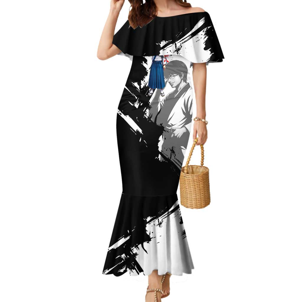 Shinpachi Shimura Mermaid Dress Classic Comedy Samurai Ink Style