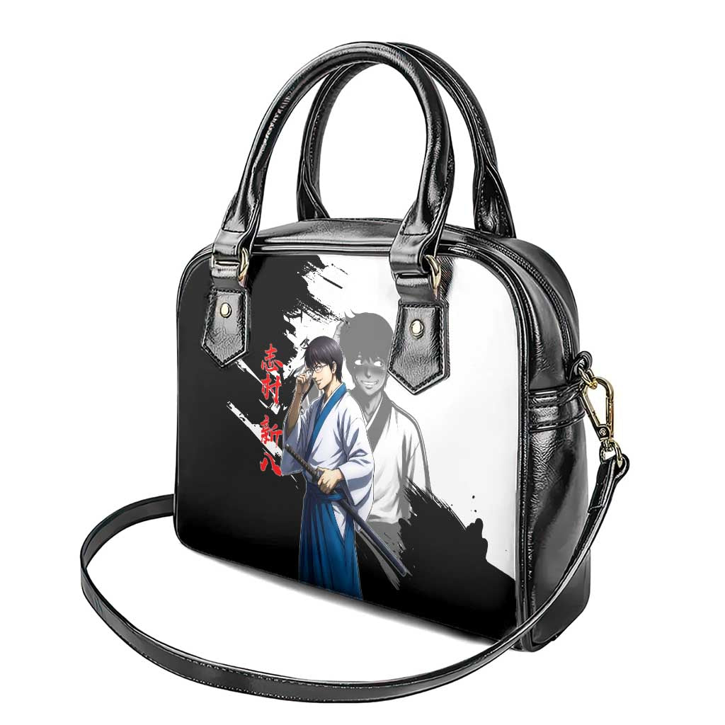 Shinpachi Shimura Shoulder Handbag Classic Comedy Samurai Ink Style