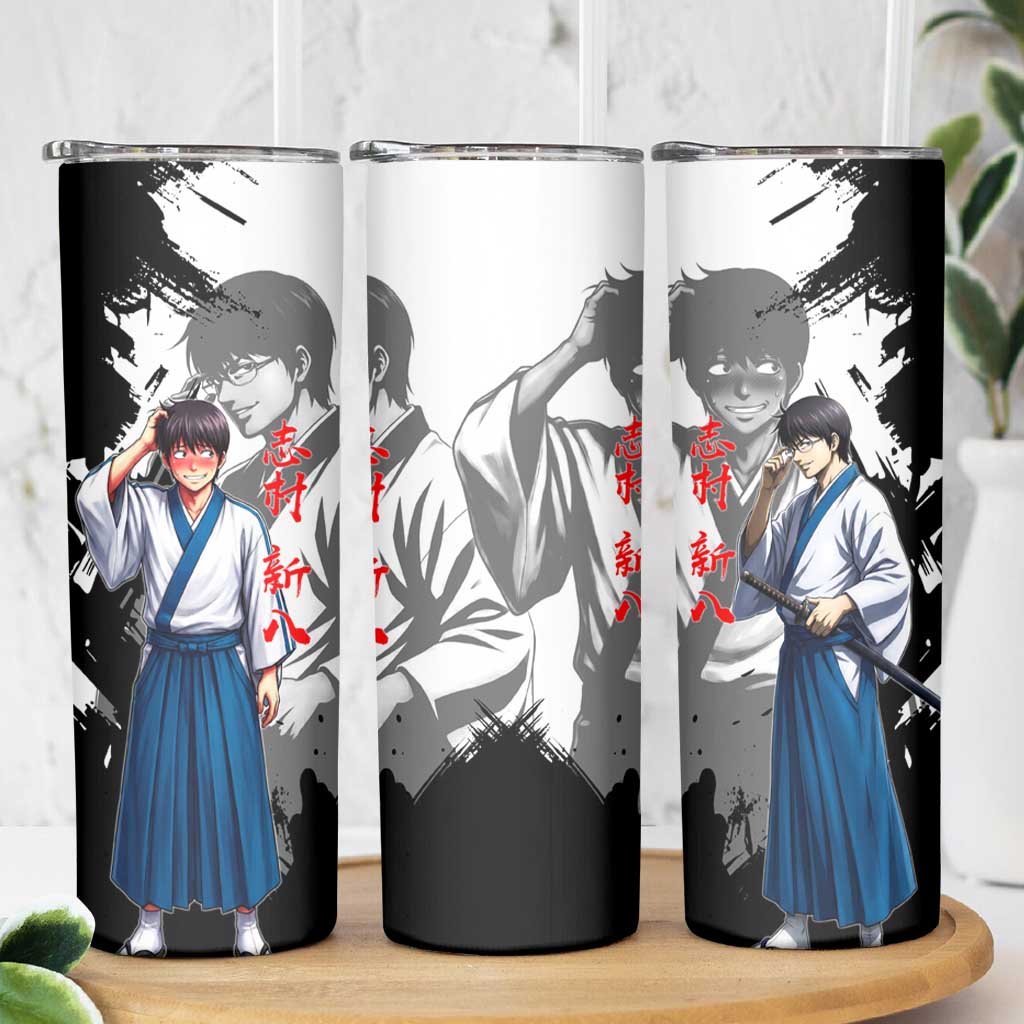 Shinpachi Shimura Skinny Tumbler Classic Comedy Samurai Ink Style
