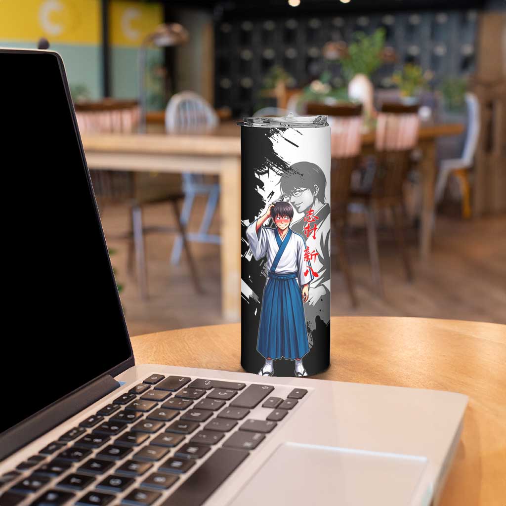 Shinpachi Shimura Skinny Tumbler Classic Comedy Samurai Ink Style