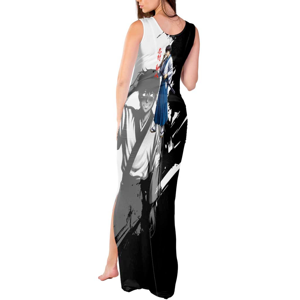 Shinpachi Shimura Tank Maxi Dress Classic Comedy Samurai Ink Style
