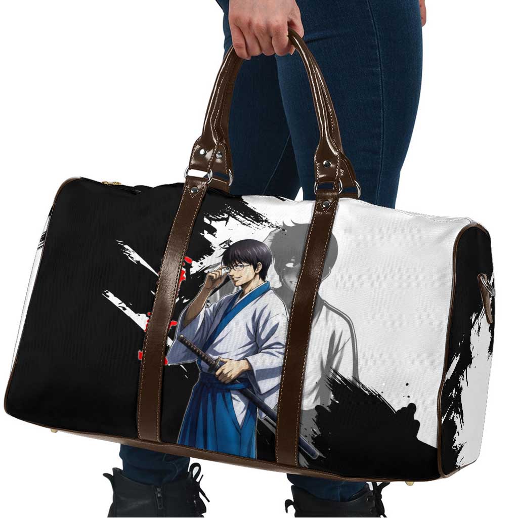 Shinpachi Shimura Travel Bag Classic Comedy Samurai Ink Style