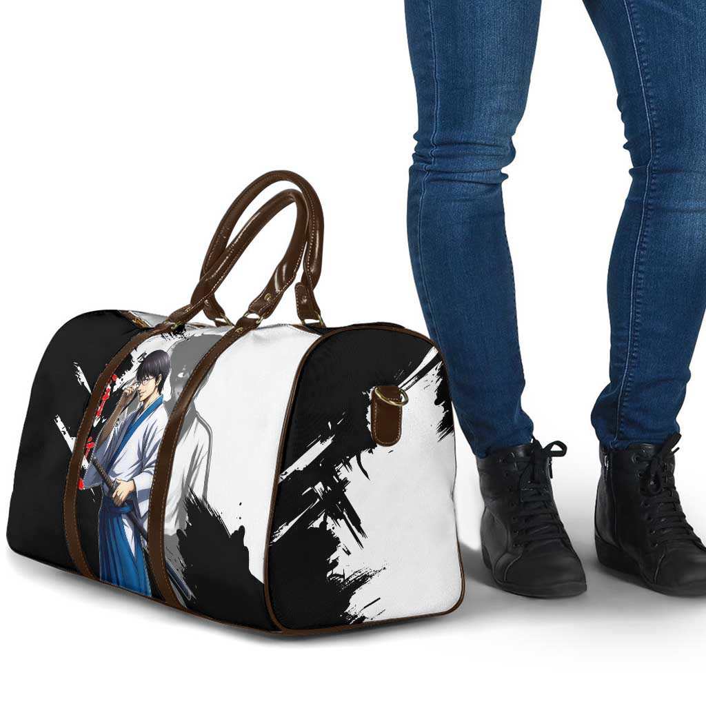 Shinpachi Shimura Travel Bag Classic Comedy Samurai Ink Style