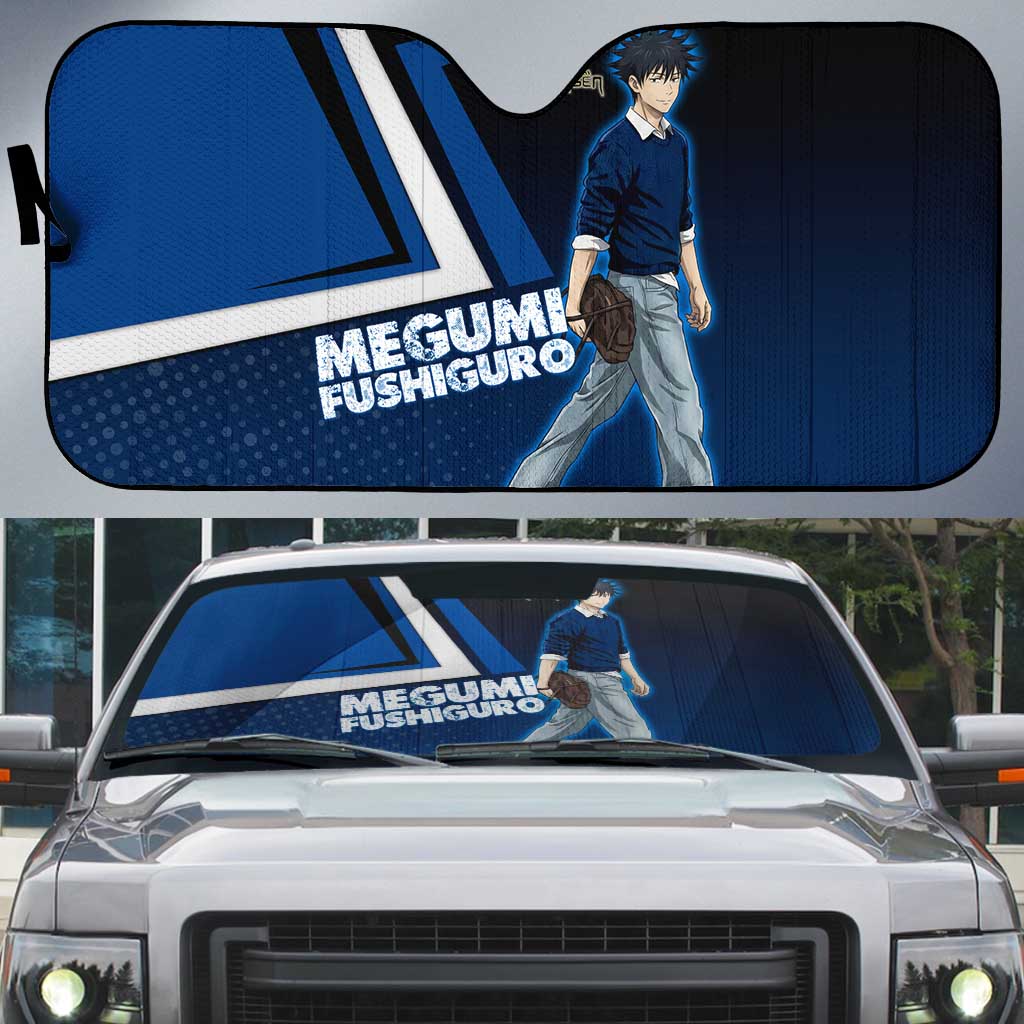 Megumi Fushiguro Auto Sun Shade Anime Pop Art Style