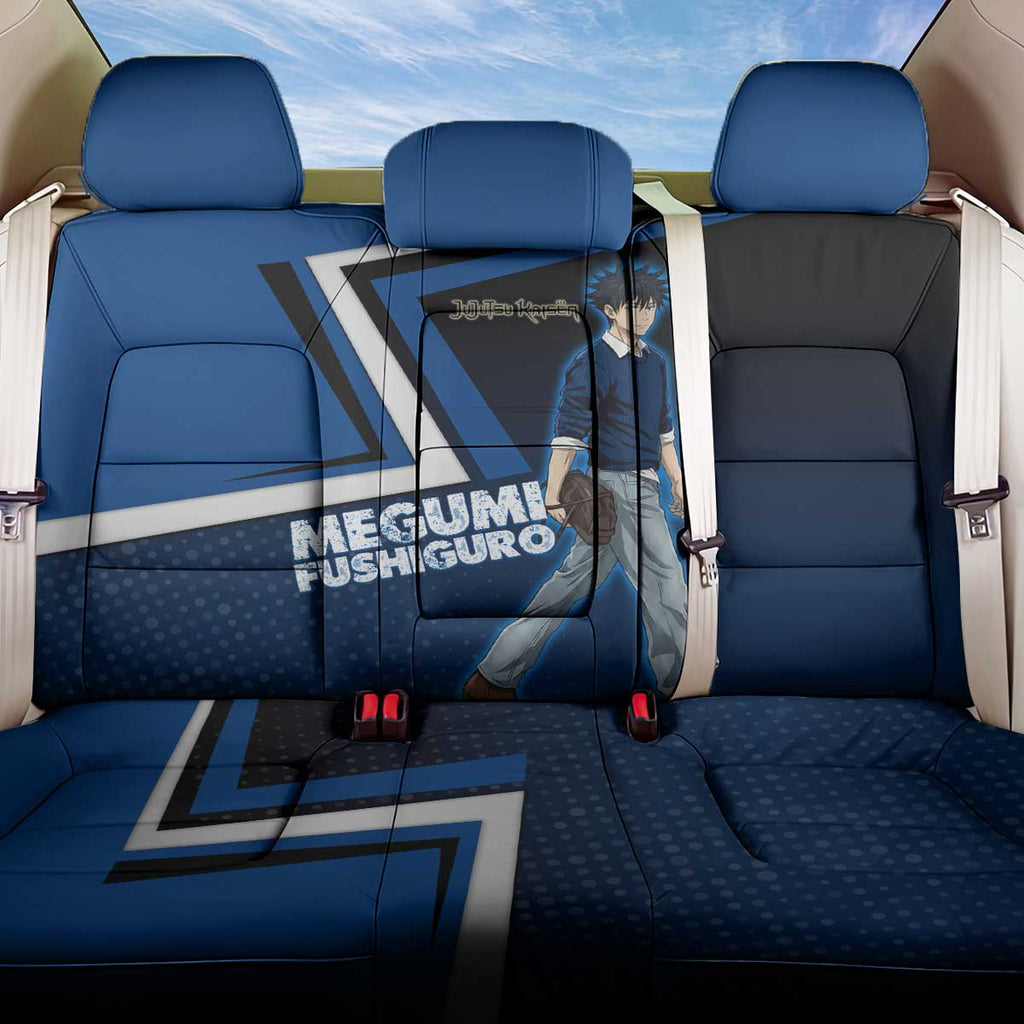 Megumi Fushiguro Back Car Seat Cover Anime Pop Art Style