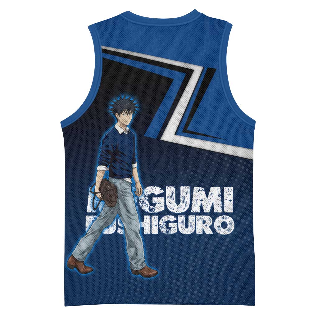Megumi Fushiguro Basketball Jersey Anime Pop Art Style