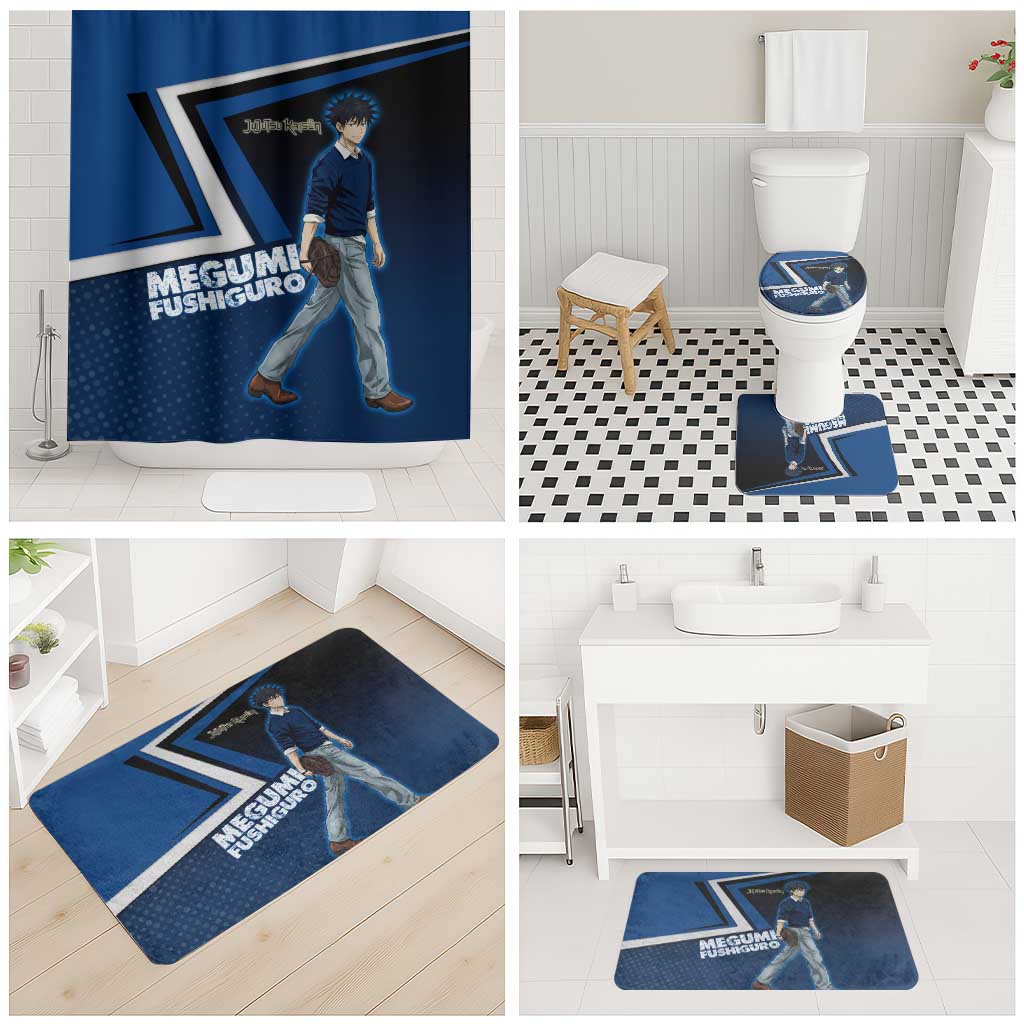 Megumi Fushiguro Bathroom Set Anime Pop Art Style