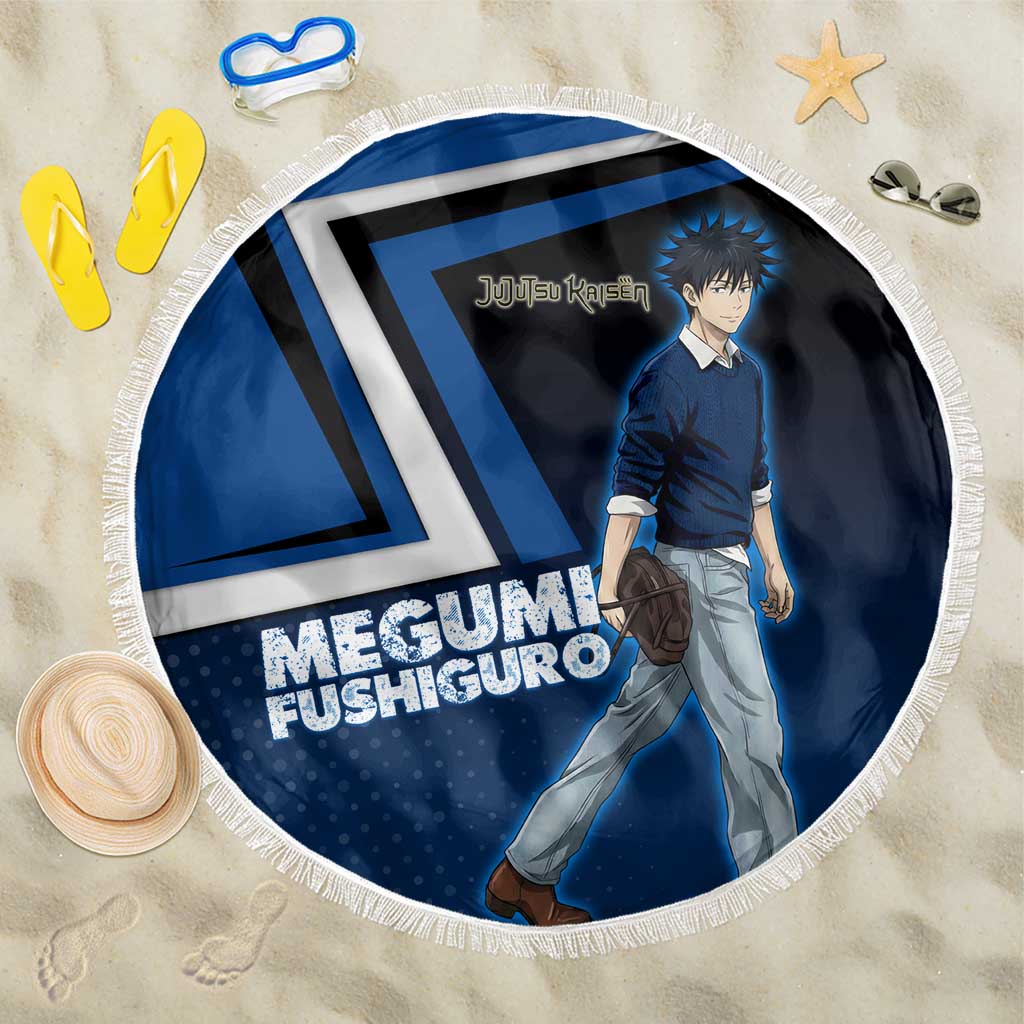 Megumi Fushiguro Beach Blanket Anime Pop Art Style