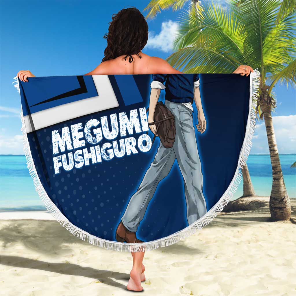 Megumi Fushiguro Beach Blanket Anime Pop Art Style